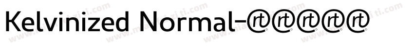 Kelvinized Normal字体转换